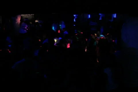 Nightclub-dancing-2 Stockbeeldmateriaal 138222