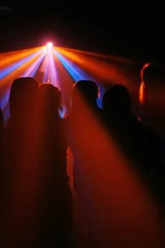 Nightclub dancing Stock Photos