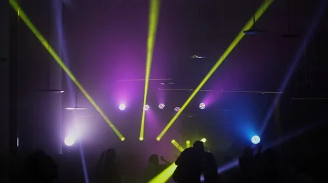 At nightclub guests dancing Stock Footage 55875823