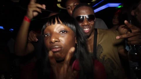 Nightclub Revellers Dancing Stock Footage 49950821