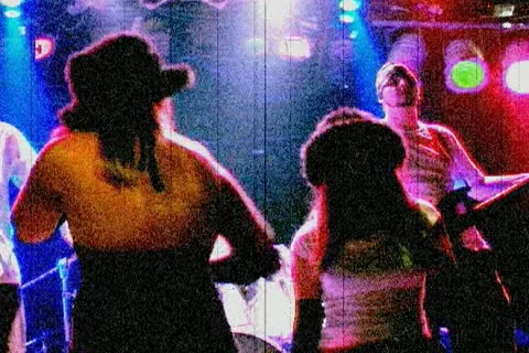 Nightclub Scene from Spring Break Stock Footage 12701098
