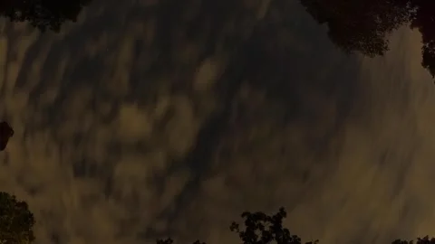 Nightcoudtimelapse Stock Footage 246817070