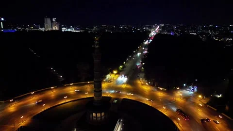 Nightfall in Berlin Stock Footage 218330442
