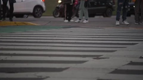 Nightfall in Buenos Aires Stock Footage 314483205