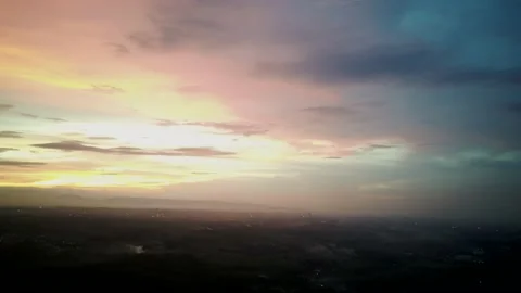 Nightfall over Salak 库存影片 137551400