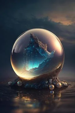 Nightfall pearl Stock Illustration