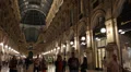 Nightfall Pedestrian Passing Interior Inside Fashion Capital City Shopping Mall HD Footage