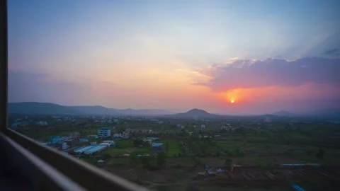 Nightfall Time lapse Stock Footage 154595298