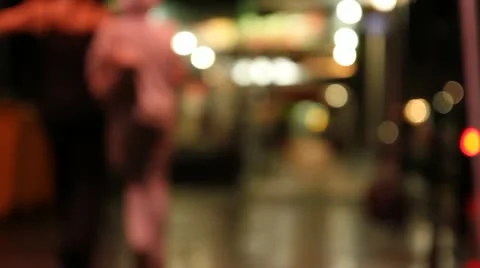 Nightlife and Cafes Stock Footage 11824729