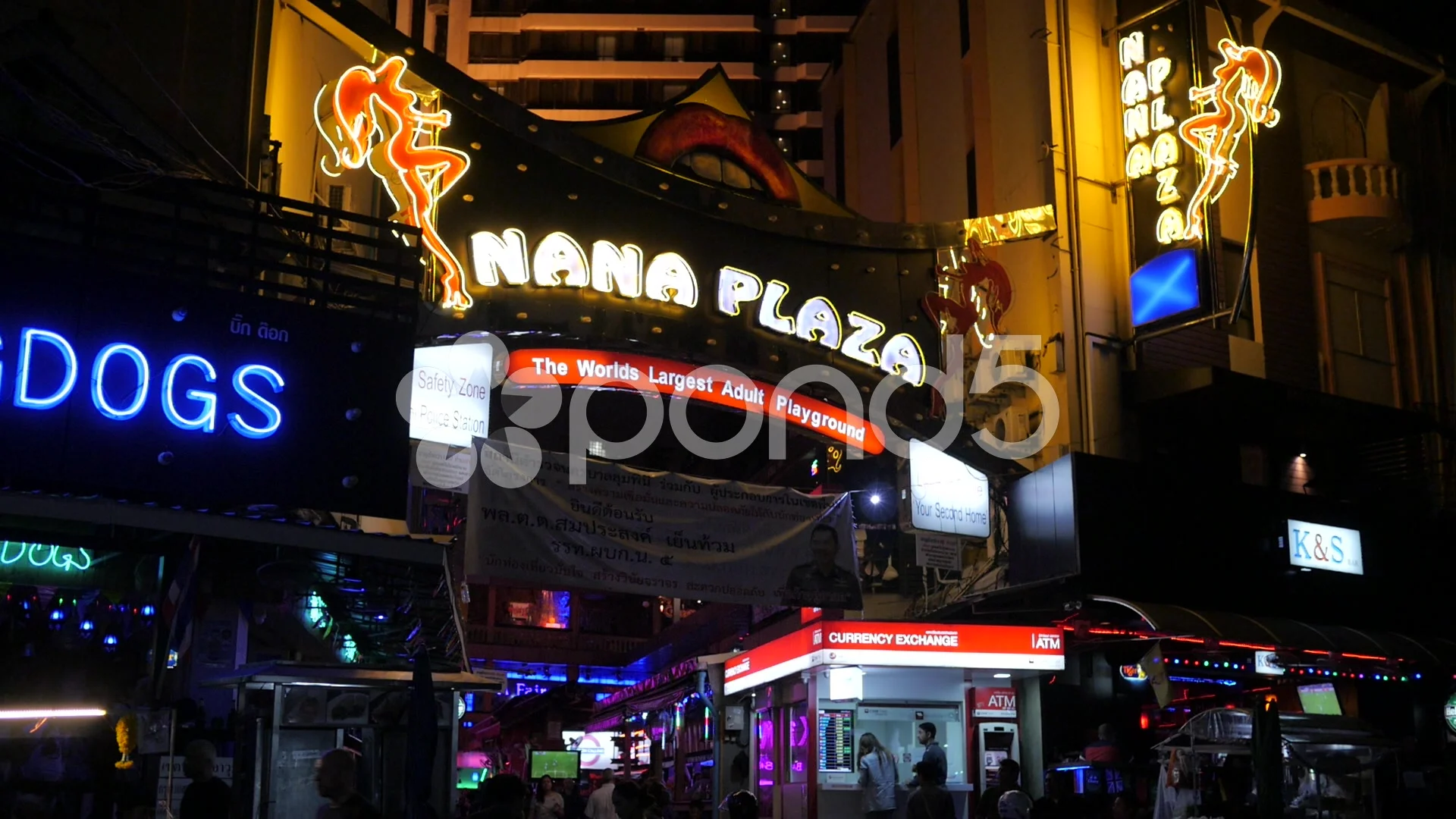Nana entertainment centre, Bangkok, Stock Photo, Picture And