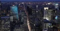 Nightlife NYC Skyline Busy New York City Street Fifth Avenue Night Evening Shot 4k or 4k+ Resolution