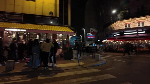 Nightlife of Paris Stock Footage 294247481