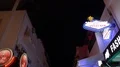 Nightlife street scenery at holiday and travel destination Albufeira, Portugal 4k or 4k+ Resolution