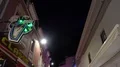 Nightlife street scenery at holiday and travel destination Albufeira, Portugal 4k or 4k+ Resolution