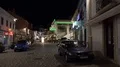 Nightlife street scenery at holiday and travel destination Albufeira, Portugal 4k or 4k+ Resolution