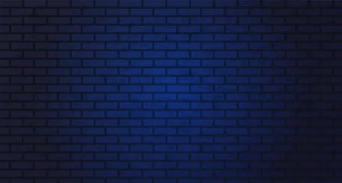 Nightly brick wall. Illustrazione stock