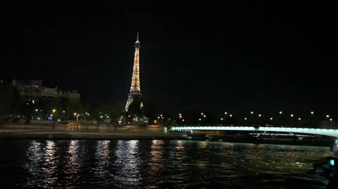 Nightly Paris Stock-Footage 38219792