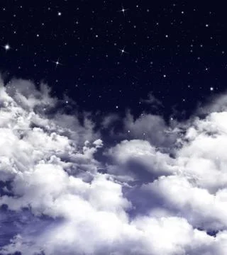 Nightly sky, background Stock Illustration