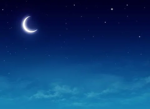 Nightly sky Stock Illustration