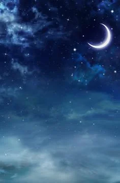 Nightly sky Stock Illustration