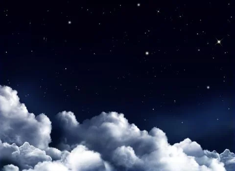 Nightly sky Stock Illustration