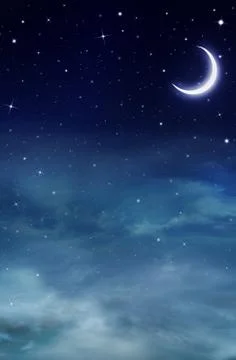 Nightly sky Stock Illustration