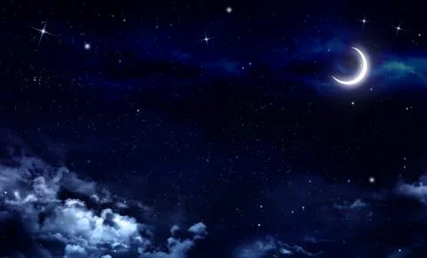 Nightly sky Stock Illustration