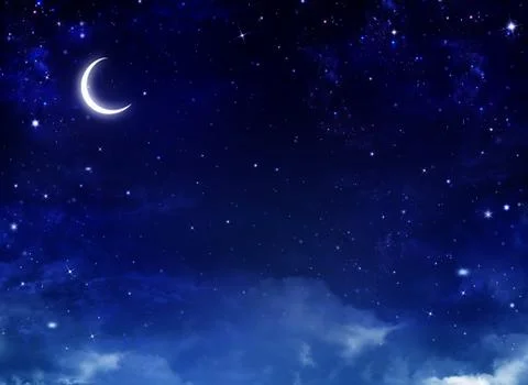 Nightly sky Stock Illustration