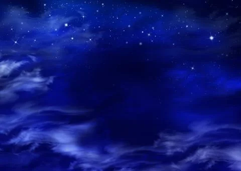 Nightly sky Illustrazione stock