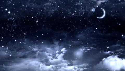 Nightly sky Stock Illustration