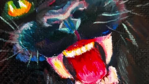 Nightmare and horror, animation Stock Footage 303810209
