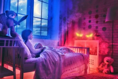 Nightmare for children. Stock Photos