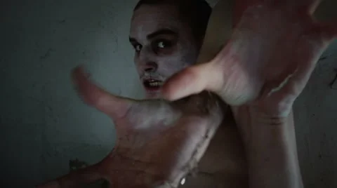 Nightmare psycho guy Stock Footage 67599721