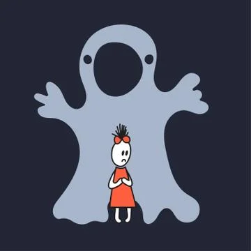 Nightmares in children Stock Illustration