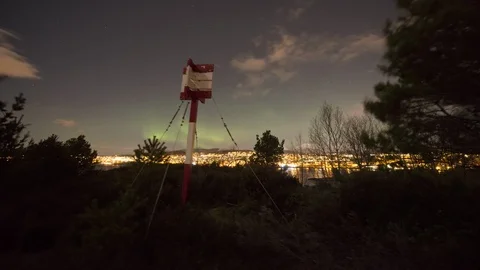 Nightscapes from Digerneset Stock Footage 87950740