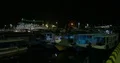 Nightshot boats and ships in a domestic indonesian harbor 4k or 4k+ Resolution