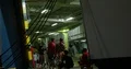 Nightshot people at the cargo ramp of a ferry in domestic indonesian harbor 4k or 4k+ Resolution