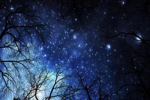 Night,starry night,light Stock Photos
