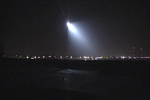 NightSun030 Rooftop 2 Stock Footage 566832