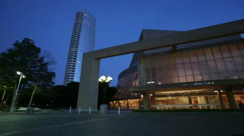 Nighttime Architecture Stock Footage 28840784