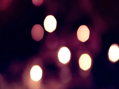 Nighttime Bokehs Stock Footage 73619145