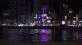 Nighttime Busy Skyline Waterfront Gwangalli Beach Busan South Korea HD HD Footage