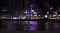 Nighttime Busy Skyline Waterfront Gwangalli Beach Busan South Korea 4K 4k or 4k+ Resolution