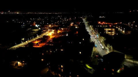 Nighttime hyperlapse Stock Footage 103356188