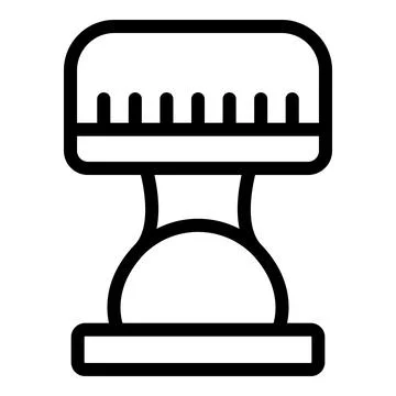 Nighttime luminary icon outline vector. Bedside nightlight Stock Illustration