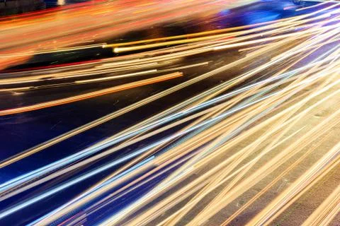 Nighttime square Foto stock