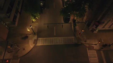 Nighttime - Syracuse, NY Vídeo Stock 336467500