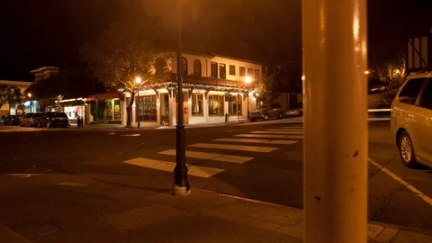 NIGHTTIME AT TOWN SQUARE Stock Footage 94713869