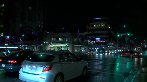 A nighttime traffic 库存影片 54942207