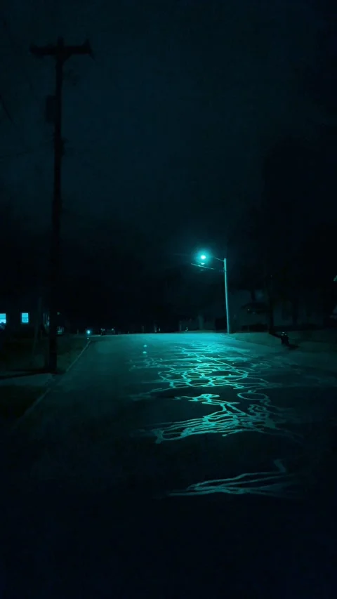 Nighttime walk Stock Footage 279521517